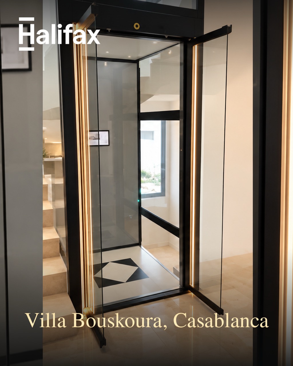 Villa Bouskoura, Casablanca · Détail de l’installation